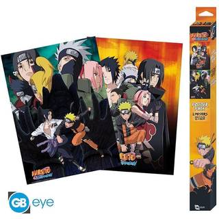 GB eye Naruto Shippuden Ninjas plakaktsæt med to plakater