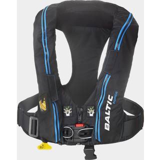 Oppustelig redningsvest Baltic Force 190N Sele Hammar, automatisk, sort + kulsyrepatron 38 gram, 40 - 120 kg