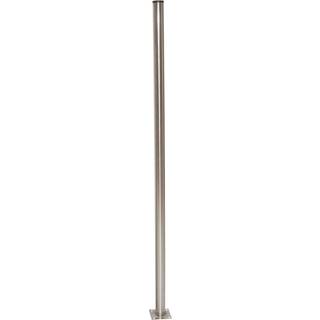 Bordben 80 cm. - dia. 30 mm. - børstet stål