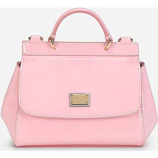 Dolce&Gabbana Kids Sicily Mini patent leather crossbody bag - pink - One Size