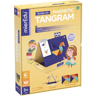 Magnetisk Tangram fra mieredu - Duel sæt