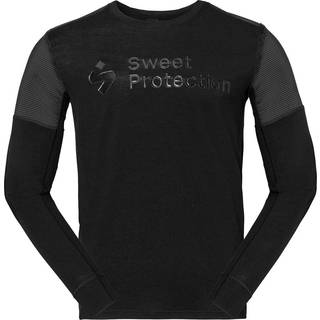 Sweet Protection Hunter Merino Hybrid L/S Jersey Cykeljersey Herrer størrelse L farve sort
