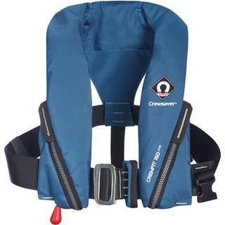 Oppustelig redningsvest til børn Crewsaver Crewfit Junior 150N, automatisk, blå + kulsyrepatron 33 gram, One-Size (20 - 40 kg)