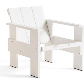 HAY Crate Lounge Chair - White Water-based lacquer pinewood