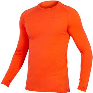 Endura Baabaa Blend Langarm Baselayer Funktionsshirt Herrer størrelse L farve rød