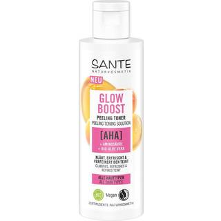 Sante Naturkosmetik Hudpleje Ansigtspleje AHA, aminosyre & økologisk aloe veraGlow Boost Peeling Toner 125 ml (520,00 kr / 1 l) - 125 ml