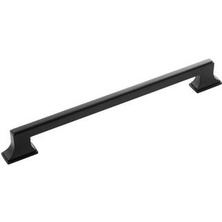 Belwith-Keeler B077459-BGB Brownstone Collection Pull 8-13/16 tum (224 mm) Center to Center Matte Black Finish