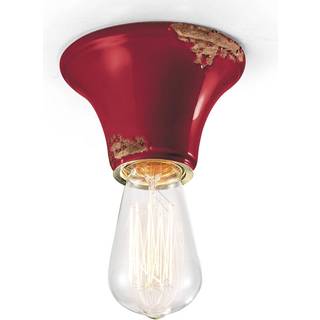 Loftlampe C132 vinrød