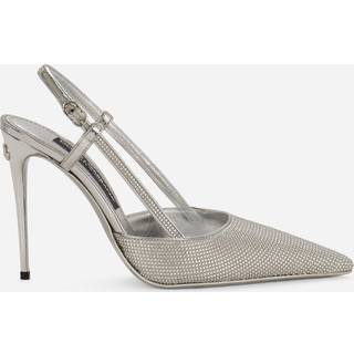 Dolce&Gabbana x Kim Lollo embellished leather pumps - silver - EU 38