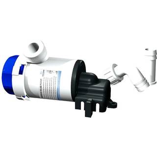 Nedsænkbar elektrisk lænsepumpe Albin Pump Low 750 GPH (50 liter/min), 12 V, manuel driftstart, uden niveauføler
