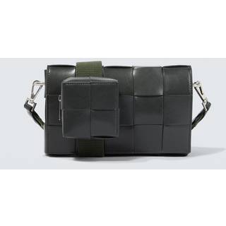 Bottega Veneta Cassette leather crossbody bag - green - One Size