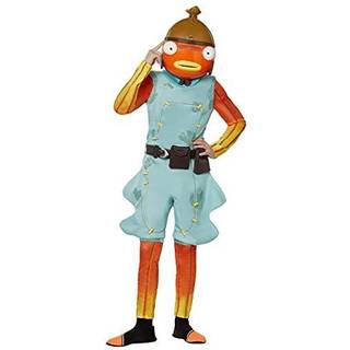 Inspirit Designs Fortnite Fishstick Youth Costume Orange M
