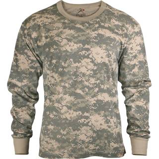 Rothco Langærmet Camouflage T-Shirt Børn Woodland
