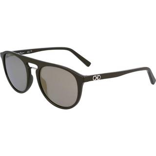 Ferragamo Mand SF1090S 324 Solbriller Injiceret Grøn Grå Pantos Normal Spejl
