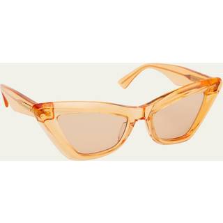 Bottega Veneta BV1101S 011 53 Solbriller Kvinder Orange - Transparent Orange - 53mm