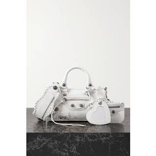 Balenciaga Le Cagole Mini leather duffel bag - white - One Size