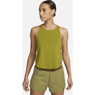 Nike Dri-Fit Run Division Tank Top Women - Olive, Size L - olive