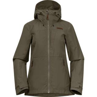 Bergans Women's Nordmarka Leaf Light Wind Jacket Green Mud, XS
