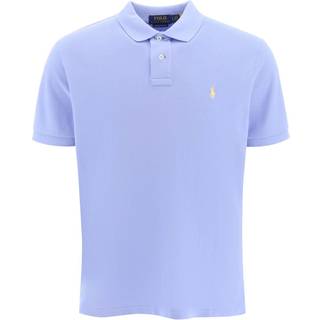 Polo Ralph Lauren Herren Polo-Shirt blau meliert Slim Fit