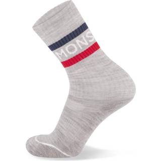 Mons Royale Signature Crew Sock Cykelsokker størrelse S - EU: 35-38 farve grå