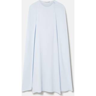 Stella McCartney Cape cady midi dress - blue - XXXS