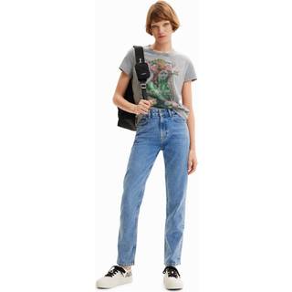 Desigual Gray Cotton Women Top