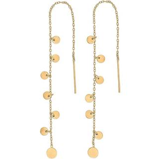 Nordahl Jewellery - DISC52 ørekæder i forgyldt sølv**