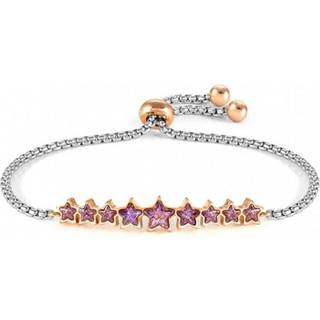 Nomination Milleluci Purple Crystal Stars Bracelet - 14cm
