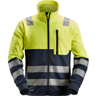 Snickers Jakke hv-viz kl. 2 gul/navy m