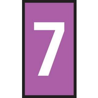 Ledningsmærke 7 Violet W3 Hellermanntyton
