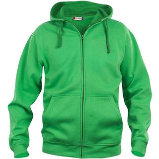 Clique 21034 Basic Hoody Full zip / Hættetrøje Apple Green L