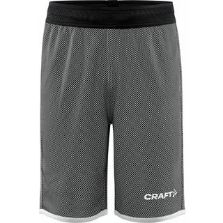Craft - Progress Reversible Basket Shorts JR - Black/White 122/128
