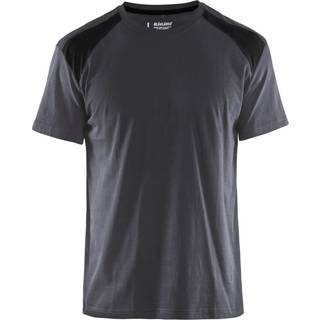 Blåkläder 3379 T-shirt / T-shirt - XL - Mellemgrå/Sort