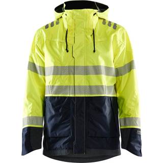 Blåkläder 4088 Multinorm Skaljakke Inherent / Multinorm Skaljakke Inherent - XL - High Vis Gul/Marineblå