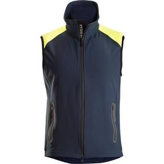 Snickers 8029 flexiwork, neonfarvet vest navy/neon gul S