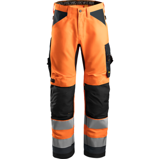 Snickers Workwear 6331 AllroundWork Håndværkerbukser Bemærk, orange Hi-Vis, Orange