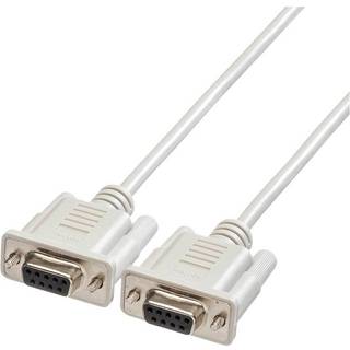 ROLINE Serial Link Cable DB9-DB9. F/F. Grey. 1.8m