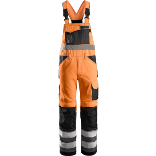 Snickers 0113 high-vis overall, klasse 2 orange/gråmel. 120