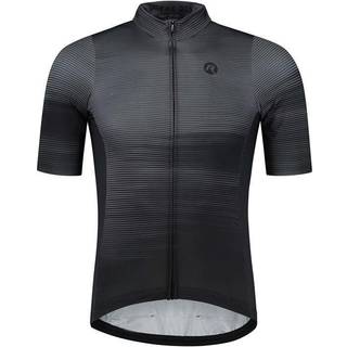 Rogelli Cykeltrøje SS Glitch Herre Sort/Grå