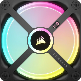 Corsair iCUE LINK QX140 RGB Expansion Fan - Black - Kabinet køler - 140mm - Sort med RGB LED lys - 37 dBA