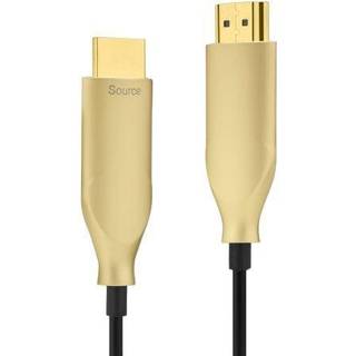 NÖRDIC 20m Aktiv AOC Fiber Optic HDMI 2.0 4K 60Hz 18Gbps EDID CEC HDR ARC Dolby DTS-HD