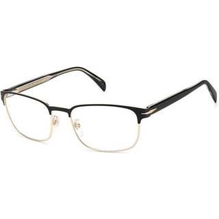 DAVID BECKHAM Mand DB 1066 I46 Optiske stel Stål Sort/Guld Firkantet