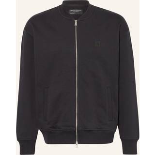 Marc O'Polo Herren Sweatjacke schwarz unifarben