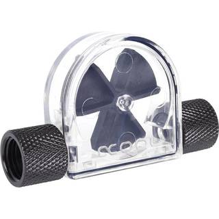 Alphacool 17366 Eisfluegel Flow Indicator Black G1/4 Indre tr?d - Acryl Vandk?ling Monitoring
