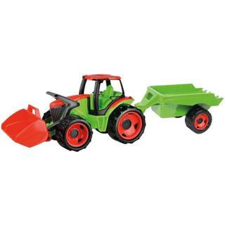 GIGA TRUCKS Traktor med frontskovl og Trailer, 108cm