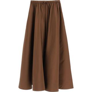 Valentino Pleated silk midi skirt - beige - M