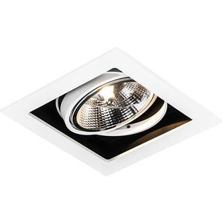 Moderne indbygningsspotlight hvid 18 cm justerbar - Artemis 111