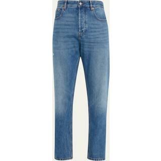 Valentino Mid-rise straight jeans - blue - 30