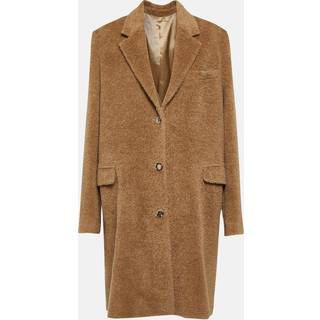 Toteme Wool and alpaca teddy coat - brown - S