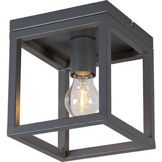 Industriel loftslampe mørkegrå - Cage